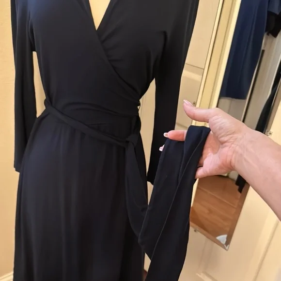 Banana Republic Navy Wrap Dress - Picture 7 of 8